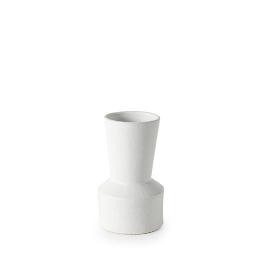 Mercana - Laforge 9.4H Small White Ceramic Vase - 69463 view 1