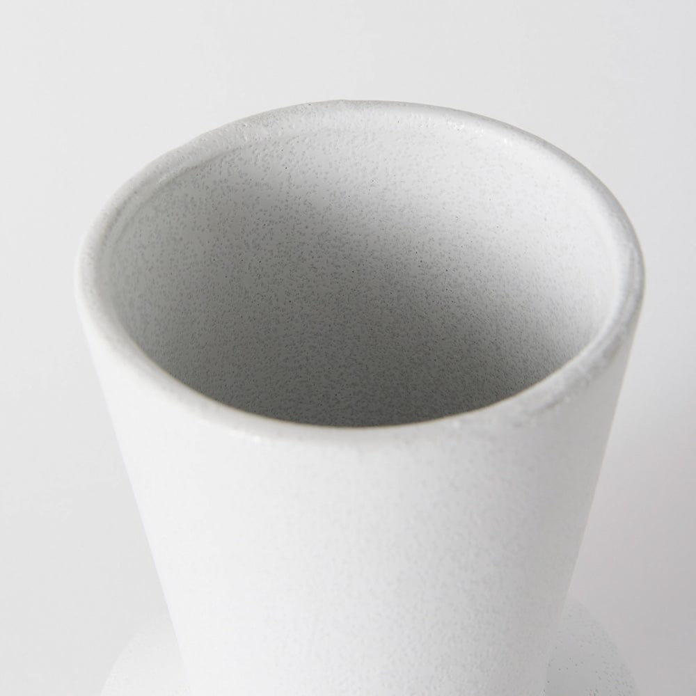Mercana - Laforge 9.4H Small White Ceramic Vase - 69463 view 5