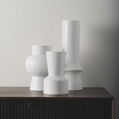 Mercana - Laforge 9.4H Small White Ceramic Vase - 69463 view 8