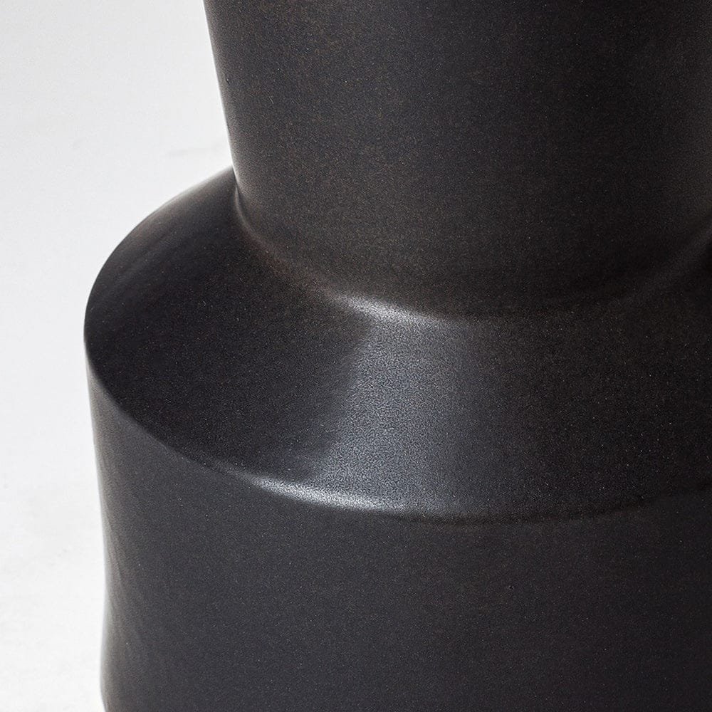 Mercana - Laforge Black Ceramic Vase - 68631 view 3