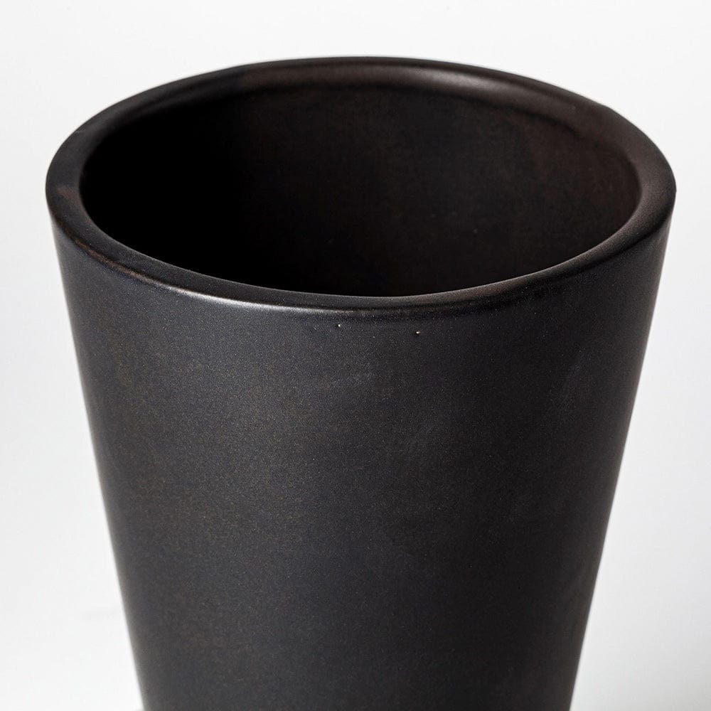Mercana - Laforge Black Ceramic Vase - 68631 view 4