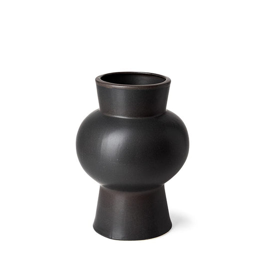 Mercana - Laforge II Black Ceramic Vase - 68632 view 1