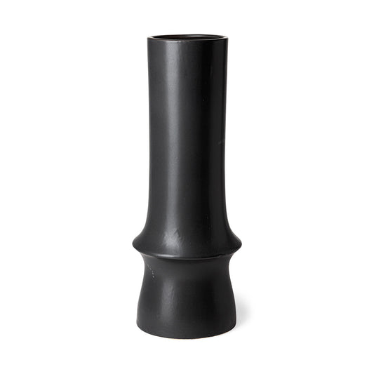 Mercana - Laforge III Black Ceramic Vase - 68633 view 1