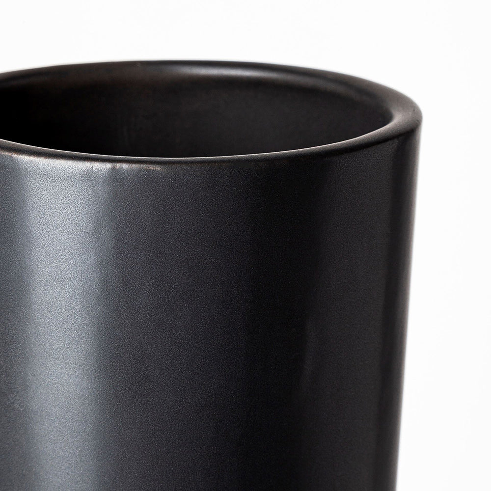 Mercana - Laforge III Black Ceramic Vase - 68633 view 3