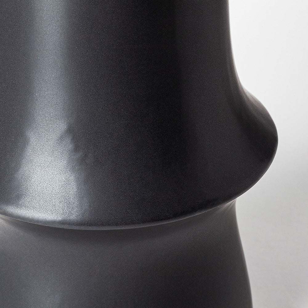 Mercana - Laforge III Black Ceramic Vase - 68633 view 4