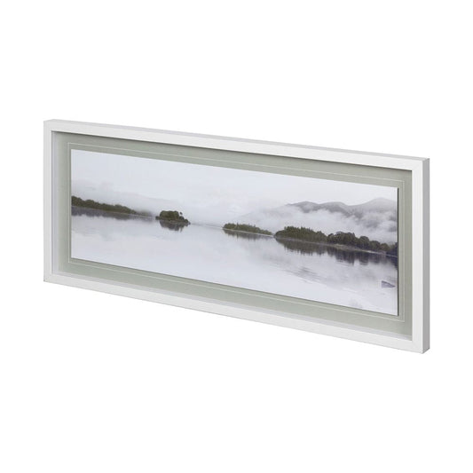 Mercana - Lakeside Reflections-Fade by John Harper a Framed Art Print Matted under Glass - 12427 view 1