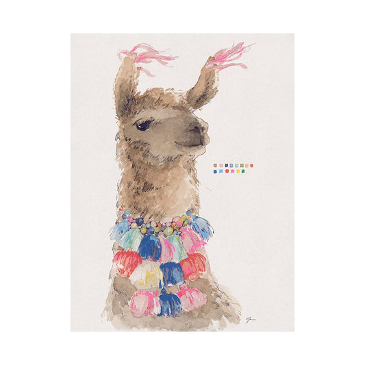 Mercana - Lama I by Mercana Studio a Hand Embellished Textured Canvas - 101970-L view 1