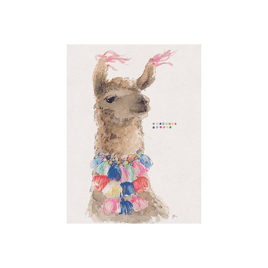Mercana - Lama I by Mercana Studio a Hand Embellished Textured Canvas - 101970-S view 1