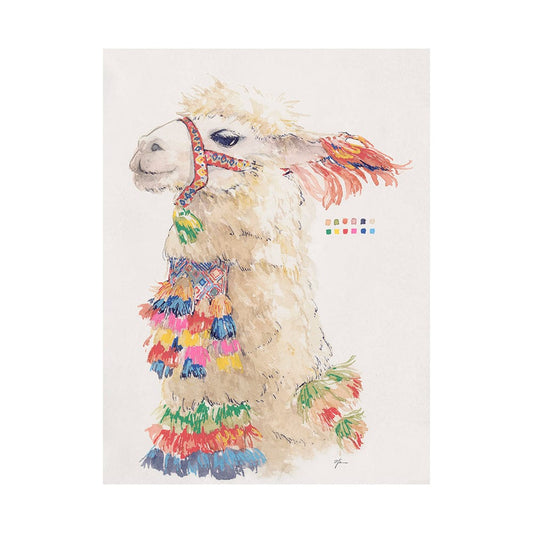 Mercana - Lama III by Mercana Studio a Hand Embellished Textured Canvas - 101972-L view 1