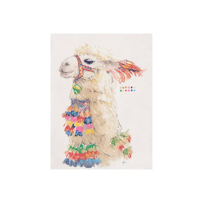 Mercana - Lama III by Mercana Studio a Hand Embellished Textured Canvas - 101972-S view 1