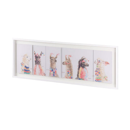 Mercana - Lama Party IV by Panpan a Framed Art Print Matted under Glass - 13999 view 2