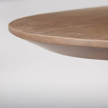 Mercana - Lance 94"L x 50"W x30"H Medium Brown Solid Wood Oval Dining Table - 69961-AB view 5