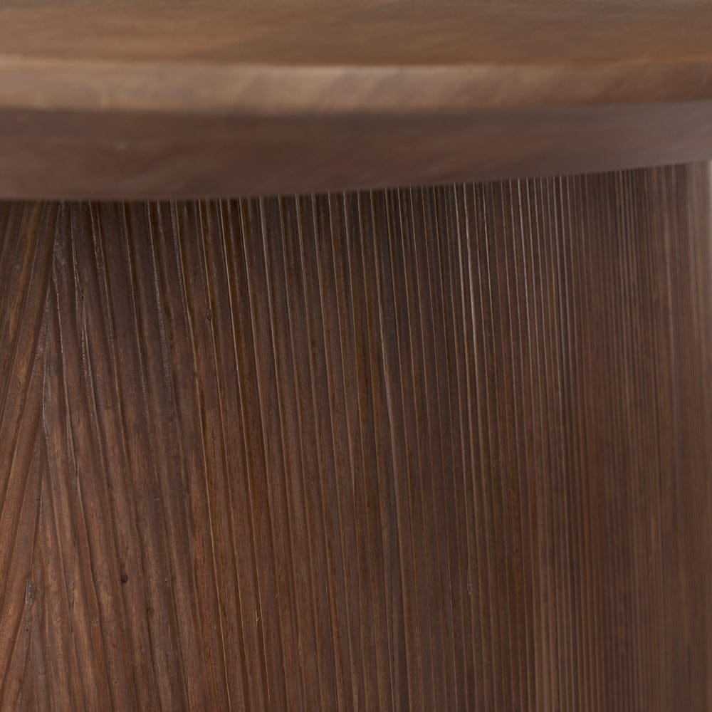 Mercana - Lance 94"L x 50"W x30"H Medium Brown Solid Wood Oval Dining Table - 69961-AB view 6
