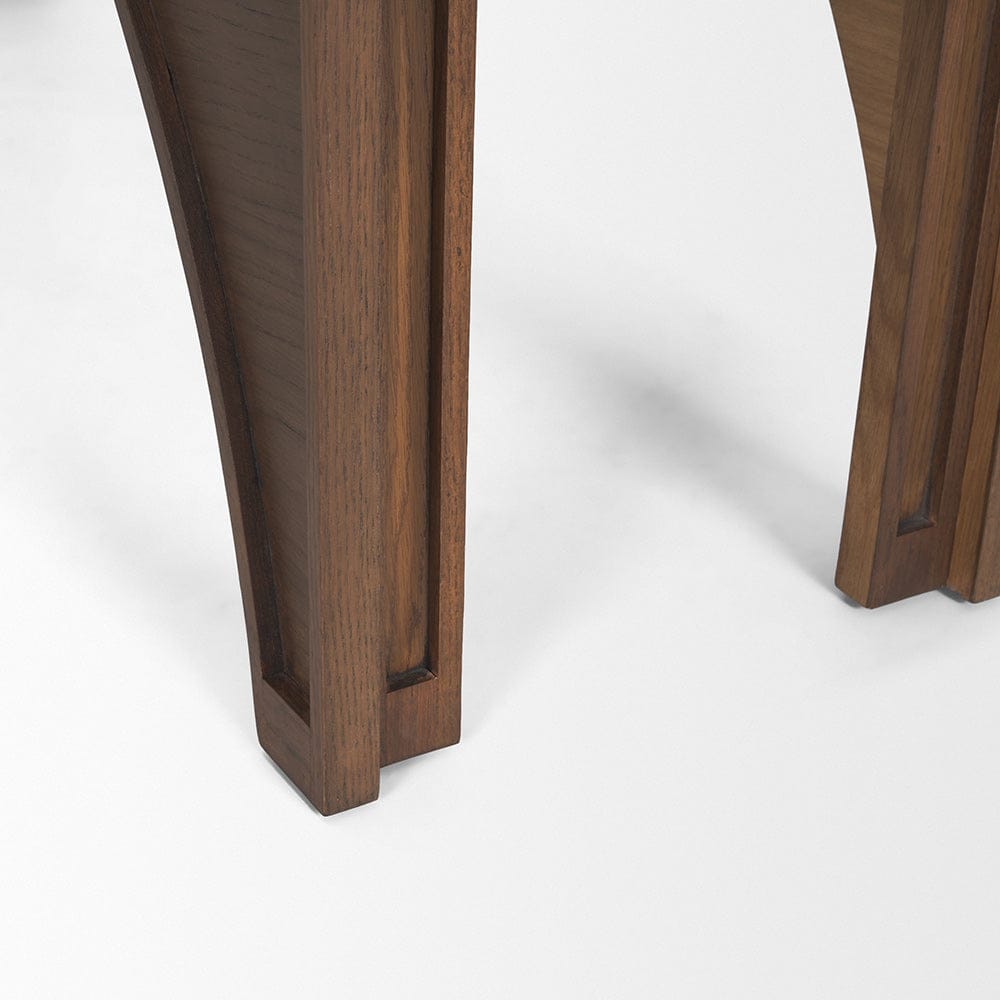 Mercana - Laraya Dark Brown Wood Arched Console Table - 70733 view 8