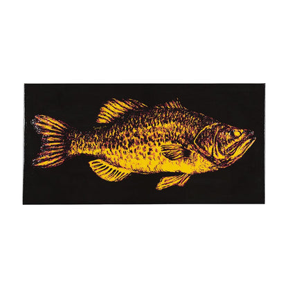 Mercana - Largemouth Bass Orange by Mercana Studio a Hand Embellished Textured Canvas - 102342-L view 1