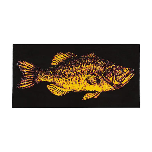 Mercana - Largemouth Bass Orange by Mercana Studio a Hand Embellished Textured Canvas - 102342-L view 1