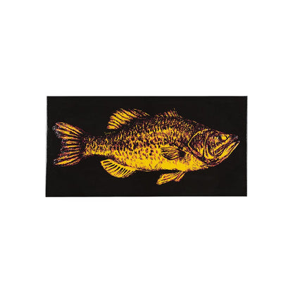 Mercana - Largemouth Bass Orange by Mercana Studio a Hand Embellished Textured Canvas - 102342-S view 1