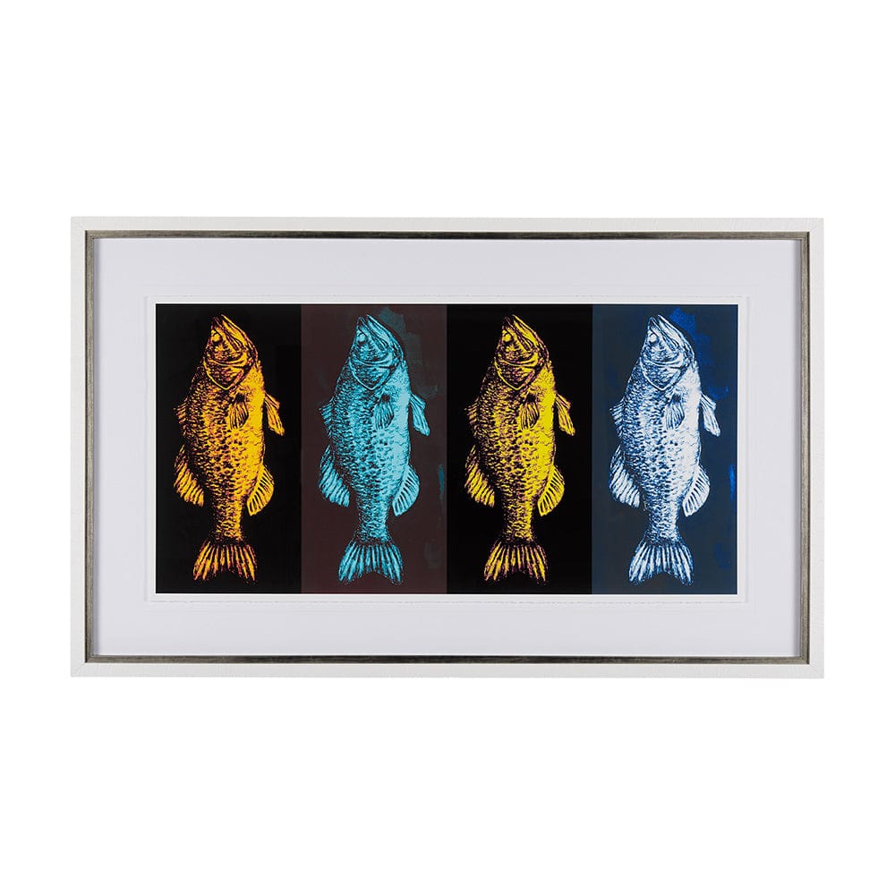 Mercana - Largemouth Bass Print 4 in 1 by Simeng a Framed Art Print Matted under Glass - 14533 view 1