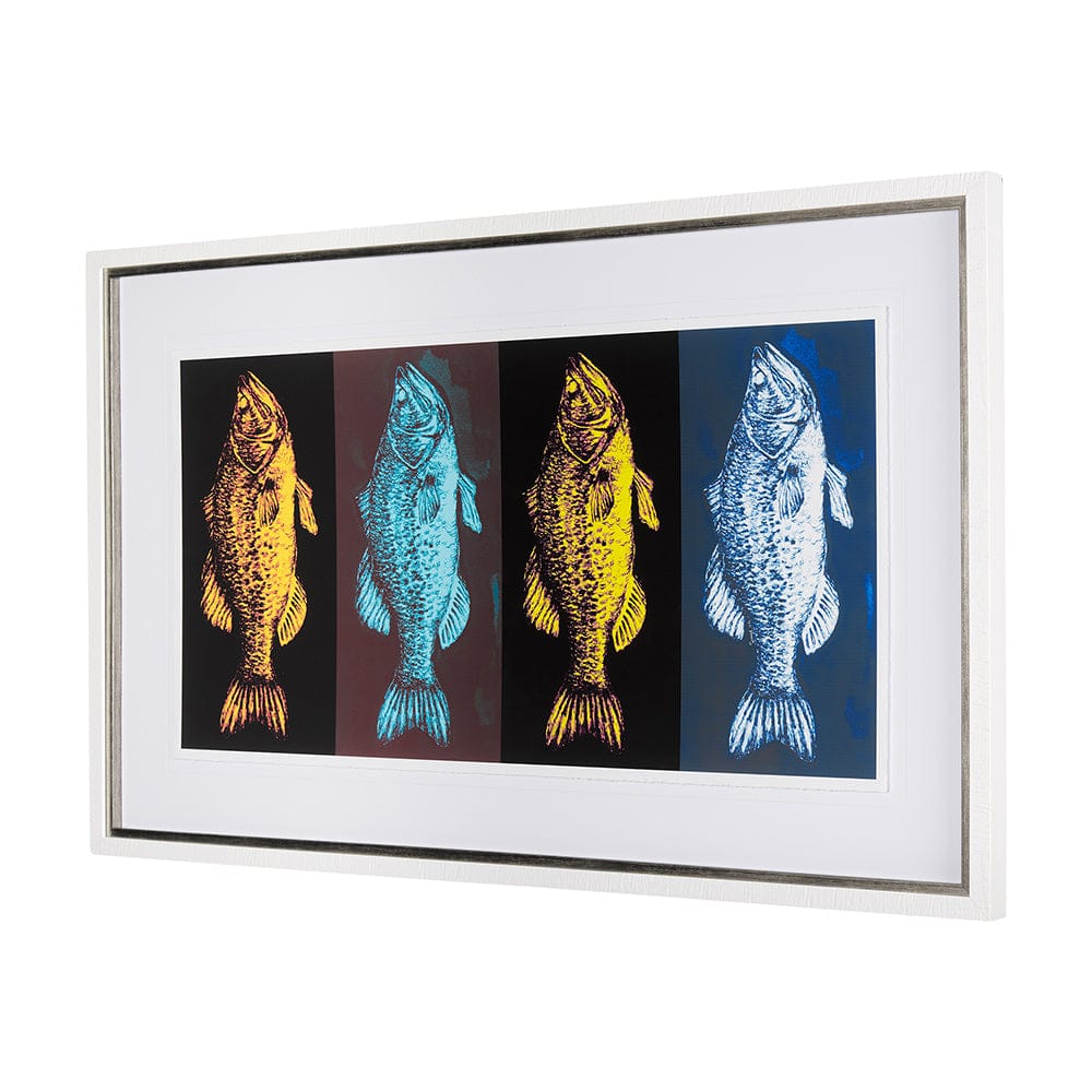 Mercana - Largemouth Bass Print 4 in 1 by Simeng a Framed Art Print Matted under Glass - 14533 view 2