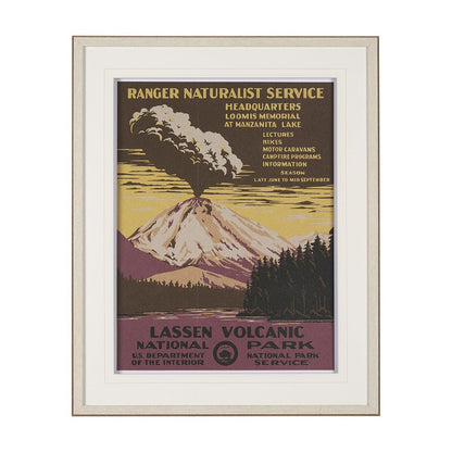 Mercana - Lassen Volcanic National Park by The Vinatage Collection a Framed Art Print Matted under Glass - 15280 view 1