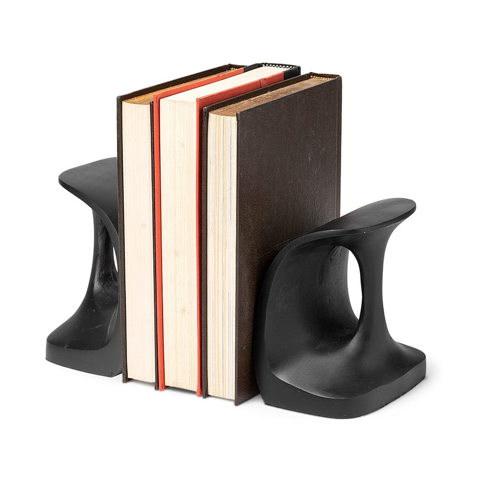 Mercana - Last Cobbler's 8L x 6W Black Shoemaker Tool Bookends (Set of 2) - 68419 view 1