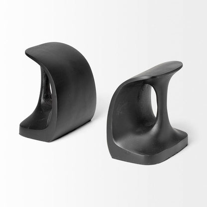 Mercana - Last Cobbler's 8L x 6W Black Shoemaker Tool Bookends (Set of 2) - 68419 view 4