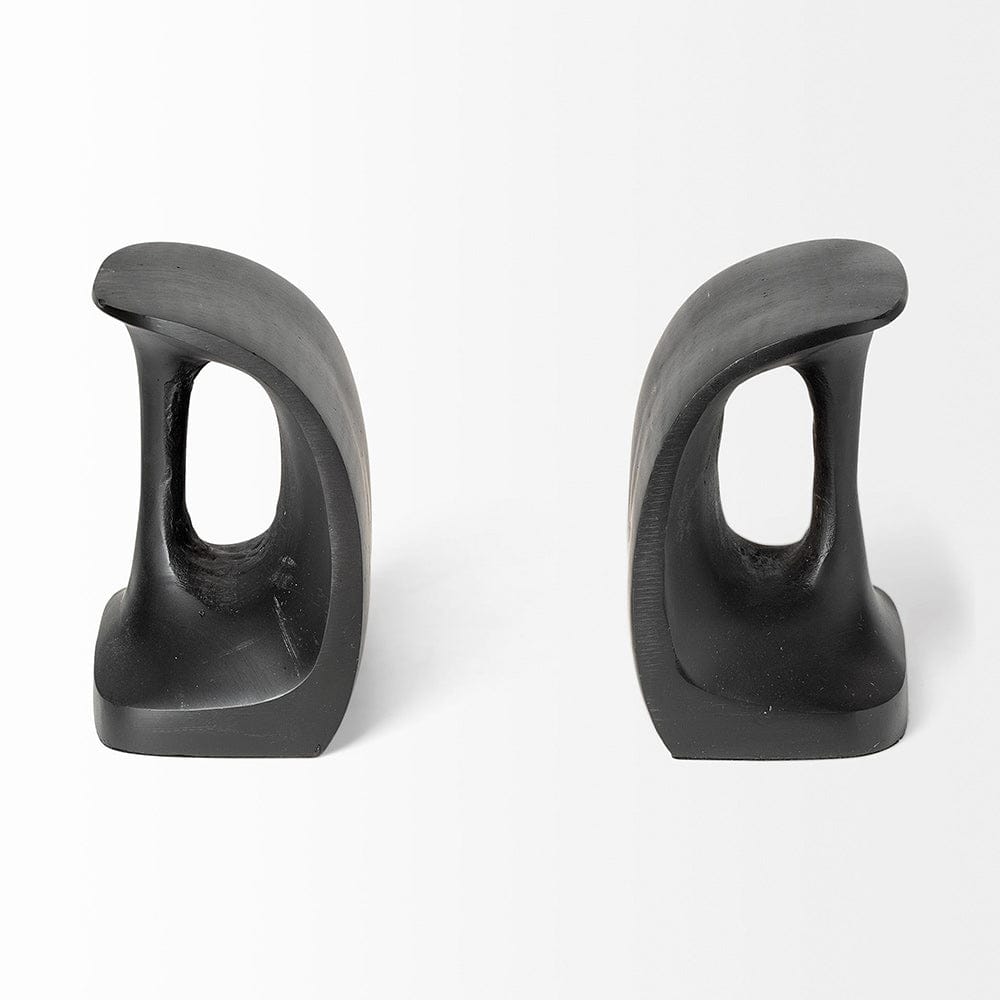 Mercana - Last Cobbler's 8L x 6W Black Shoemaker Tool Bookends (Set of 2) - 68419 view 5