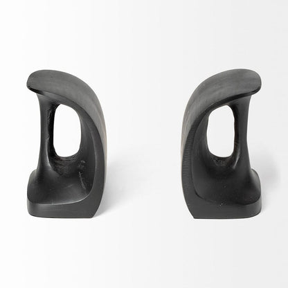 Mercana - Last Cobbler's 8L x 6W Black Shoemaker Tool Bookends (Set of 2) - 68419 view 5