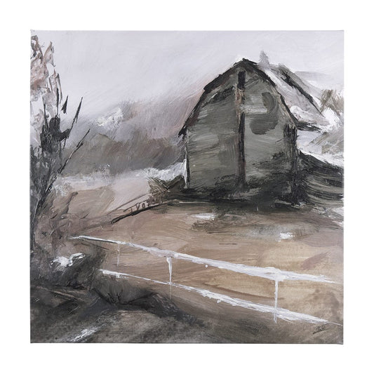 Mercana - Late Autumn in Countryside I by Mercana Studio a Hand Embellished Textured Canvas - 102199-L view 1