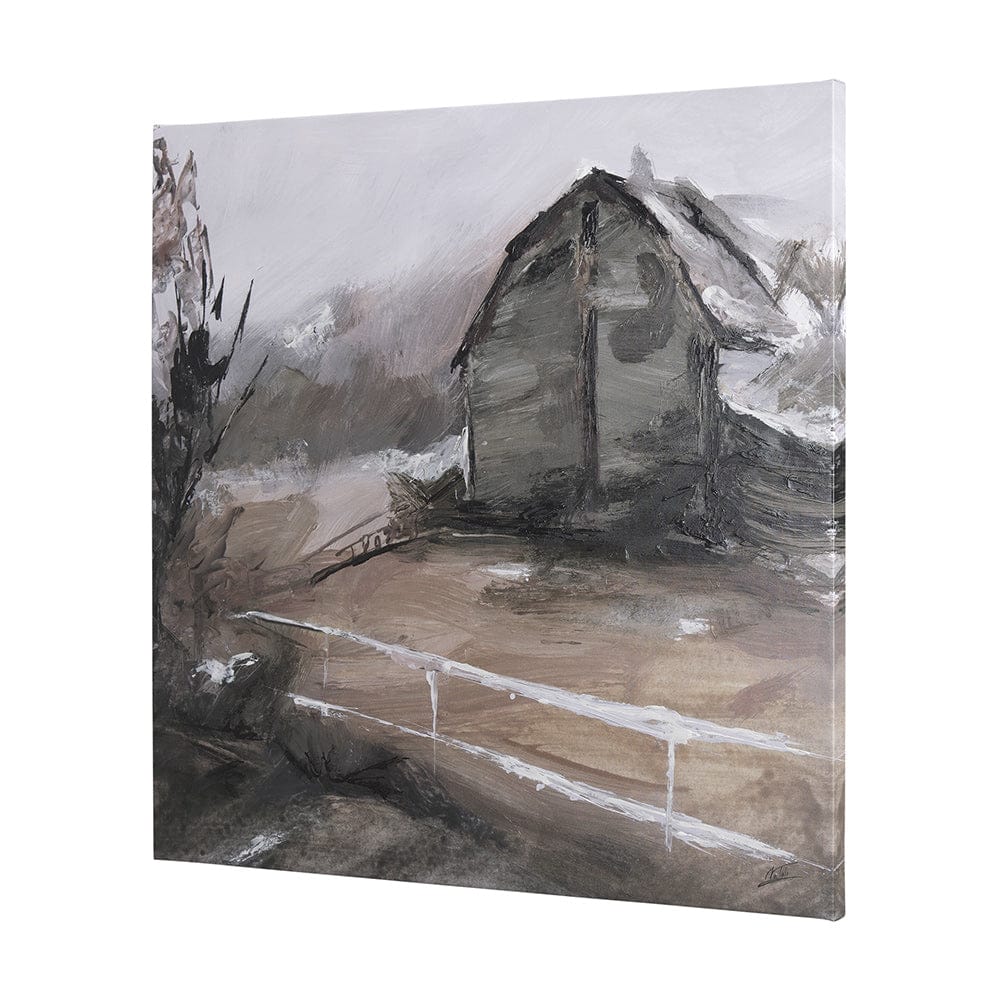 Mercana - Late Autumn in Countryside I by Mercana Studio a Hand Embellished Textured Canvas - 102199-L view 2