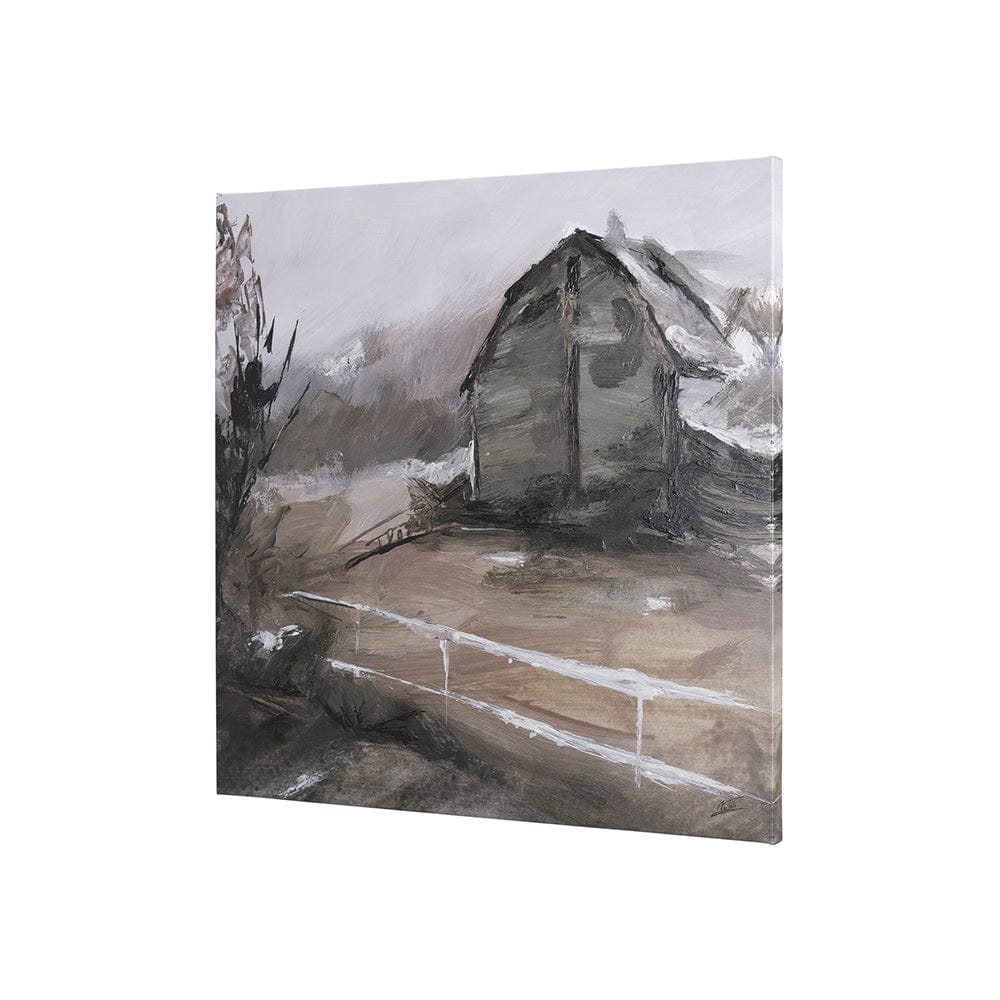 Mercana - Late Autumn in Countryside I by Mercana Studio a Hand Embellished Textured Canvas - 102199-S view 2