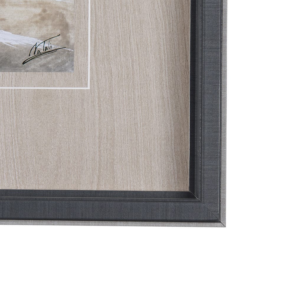 Mercana - Late Autumn in Countryside I by Mercana Studio Hand Embellished Framed Art Print Matted under Glass - 14242 view 3