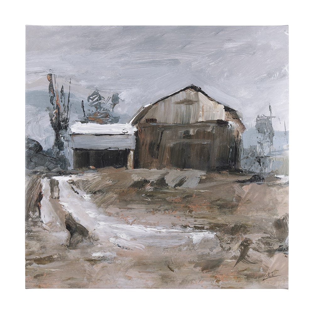 Mercana - Late Autumn in Countryside II by Mercana Studio a Hand Embellished Textured Canvas - 102200-L view 1