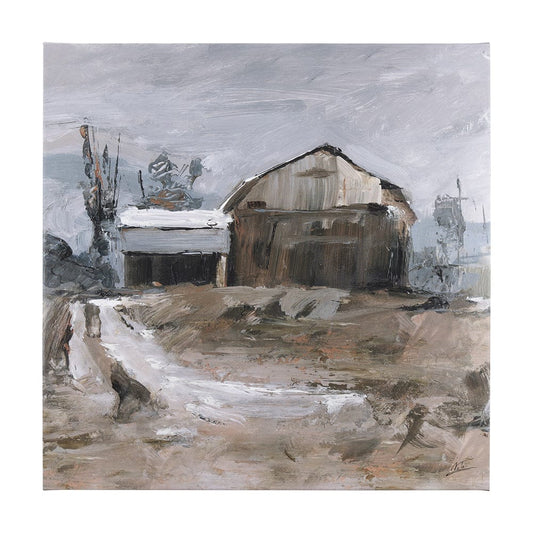 Mercana - Late Autumn in Countryside II by Mercana Studio a Hand Embellished Textured Canvas - 102200-L view 1