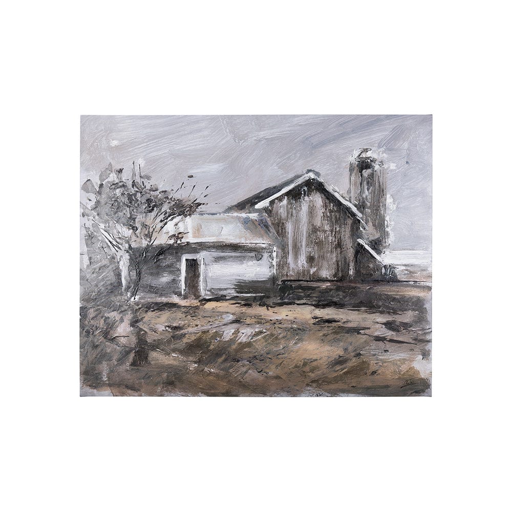 Mercana - Late Autumn in Countryside III by Mercana Studio a Hand Embellished Textured Canvas - 102201-S view 1