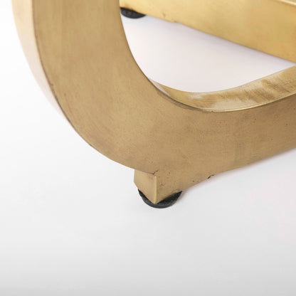 Mercana - Laurent 48" Marble Top Gold Metal Base Dining Table - 68238-AB view 10