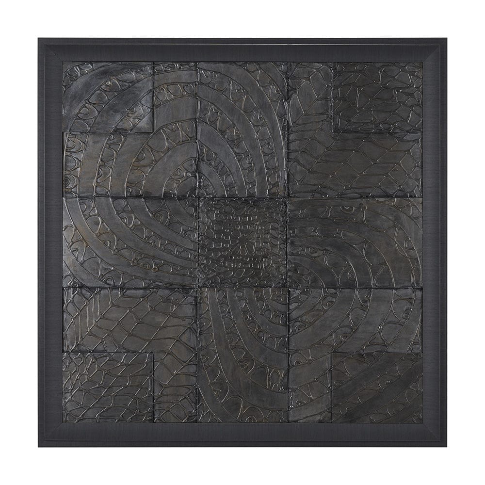 Mercana - Layered Alloy I by Studio M a handmade Original 3D Textured Framed Artwork - 15594 view 1