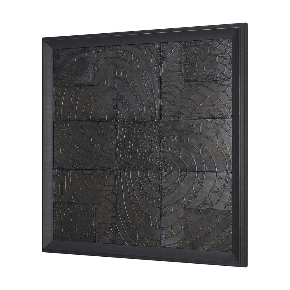 Mercana - Layered Alloy I by Studio M a handmade Original 3D Textured Framed Artwork - 15594 view 2