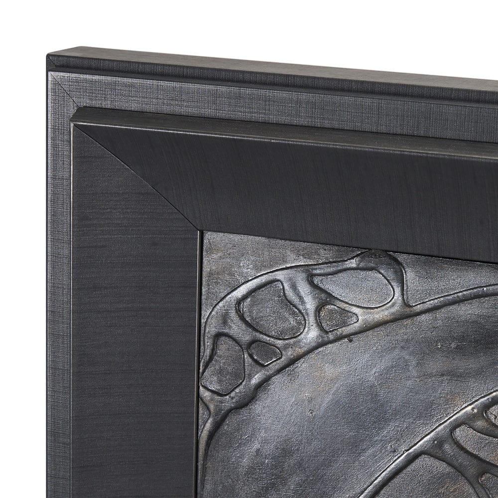 Mercana - Layered Alloy I by Studio M a handmade Original 3D Textured Framed Artwork - 15594 view 4