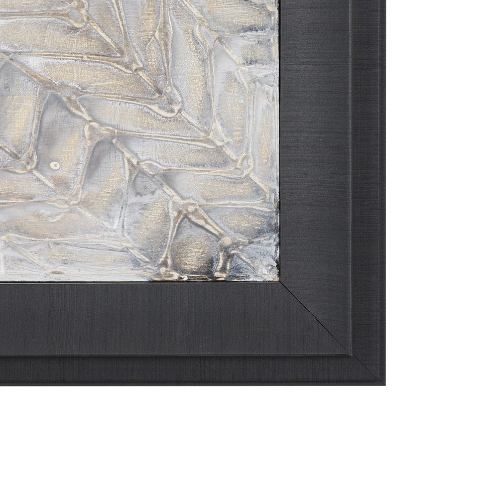Mercana - Layered Alloy II by Studio M a handmade Original 3D Textured Framed Artwork - 15595 view 3