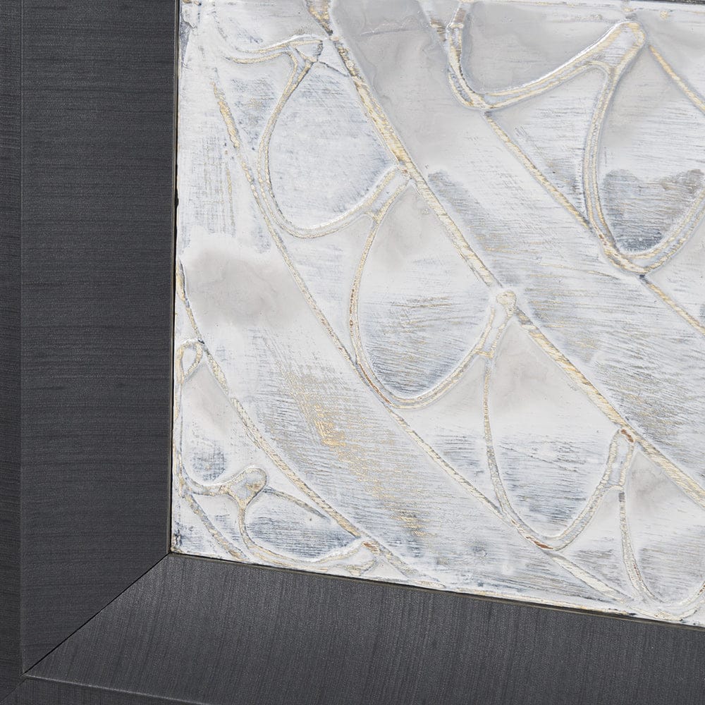 Mercana - Layered Alloy II by Studio M a handmade Original 3D Textured Framed Artwork - 15595 view 5