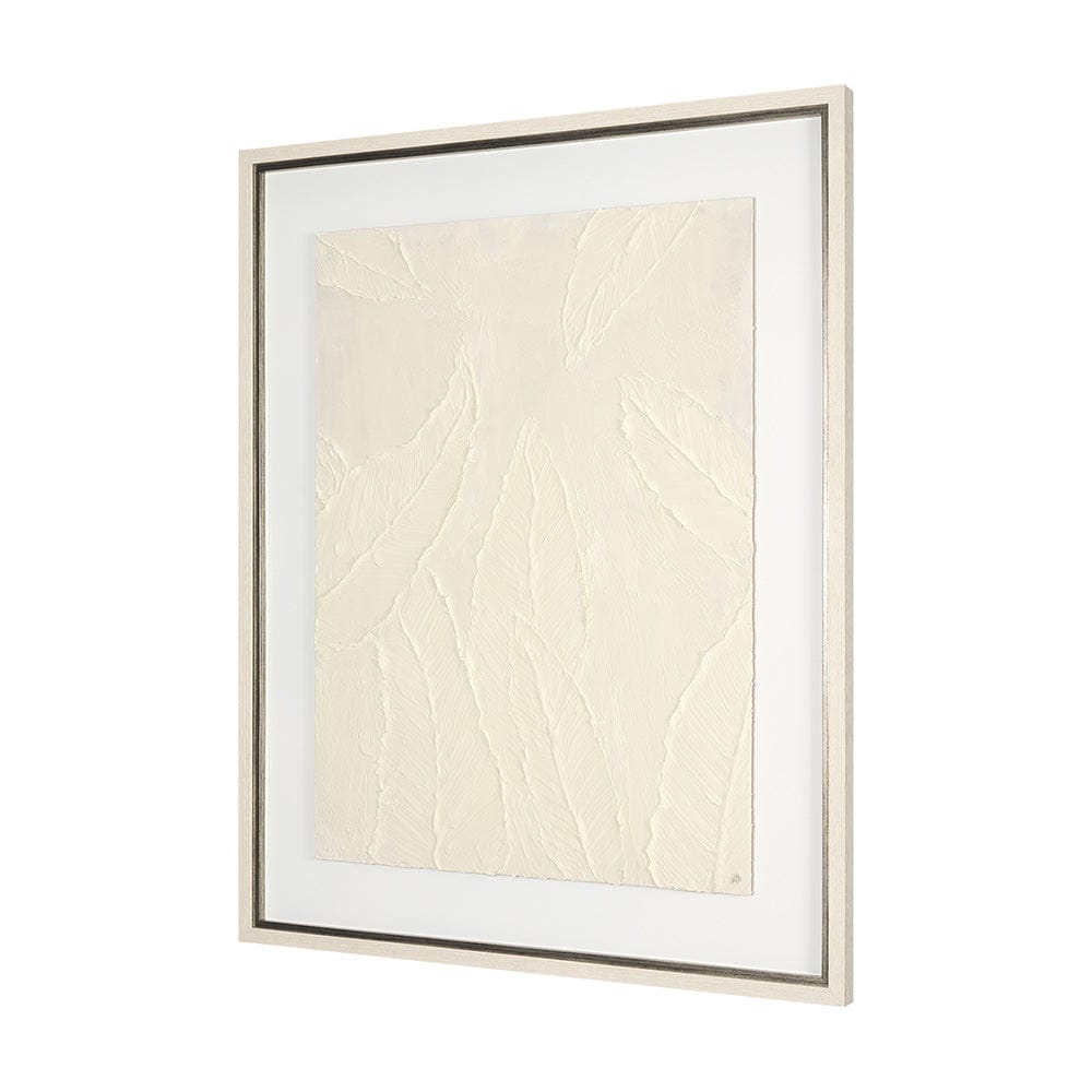 Mercana - Leaf Relief I by Studio M a handmade Original Framed Artwork under Glass - 15203 view 2
