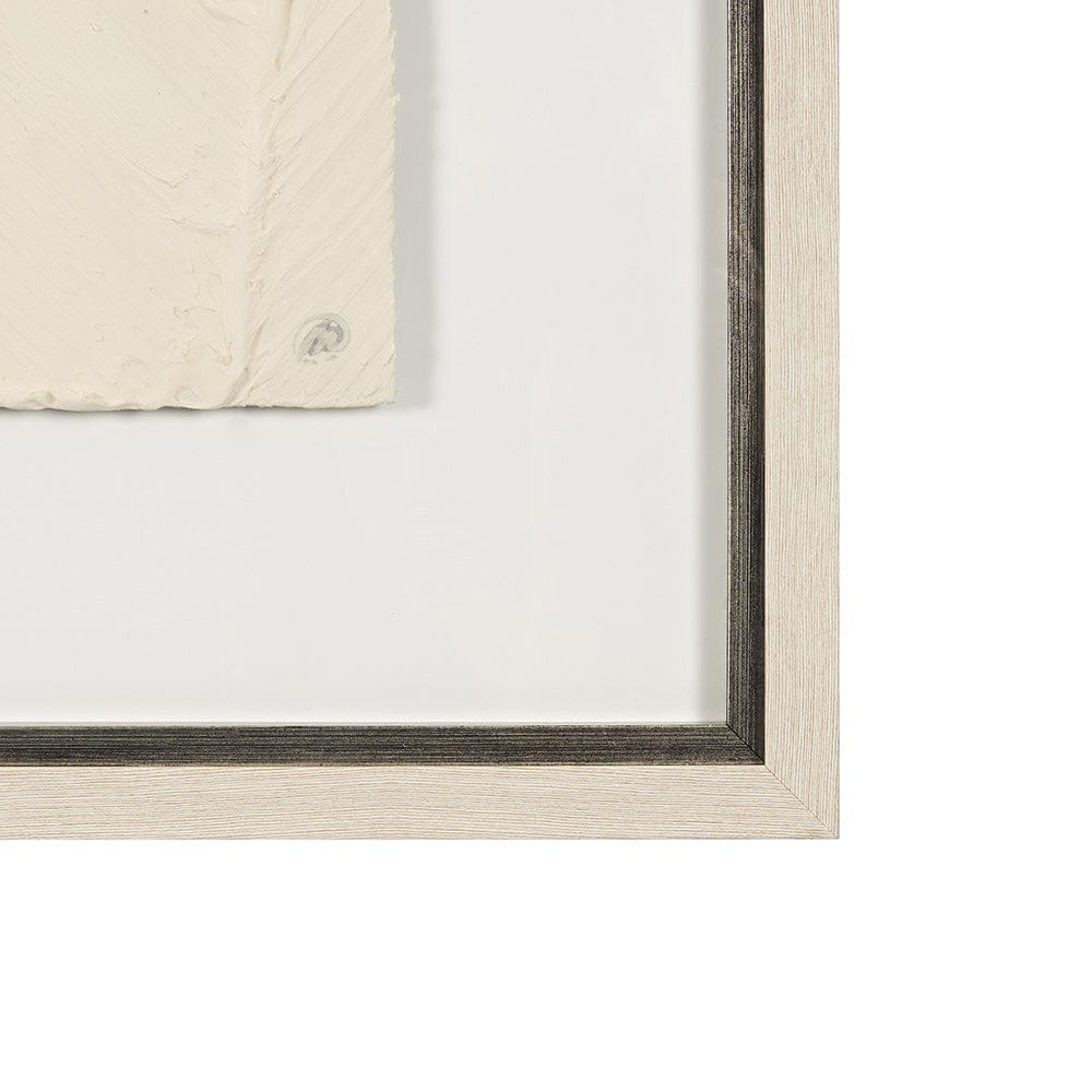 Mercana - Leaf Relief I by Studio M a handmade Original Framed Artwork under Glass - 15203 view 3