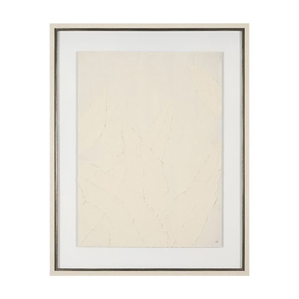Mercana - Leaf Relief I by Studio M a handmade Original Framed Artwork under Glass - 15204 view 1