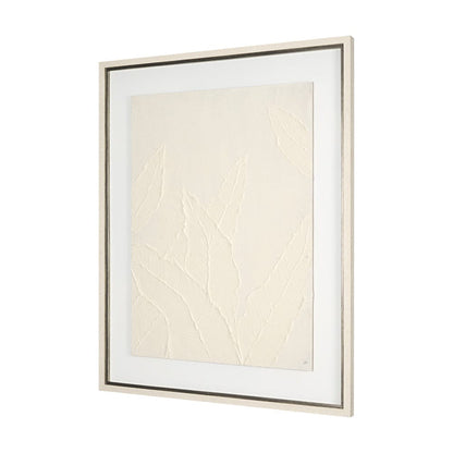 Mercana - Leaf Relief I by Studio M a handmade Original Framed Artwork under Glass - 15204 view 2