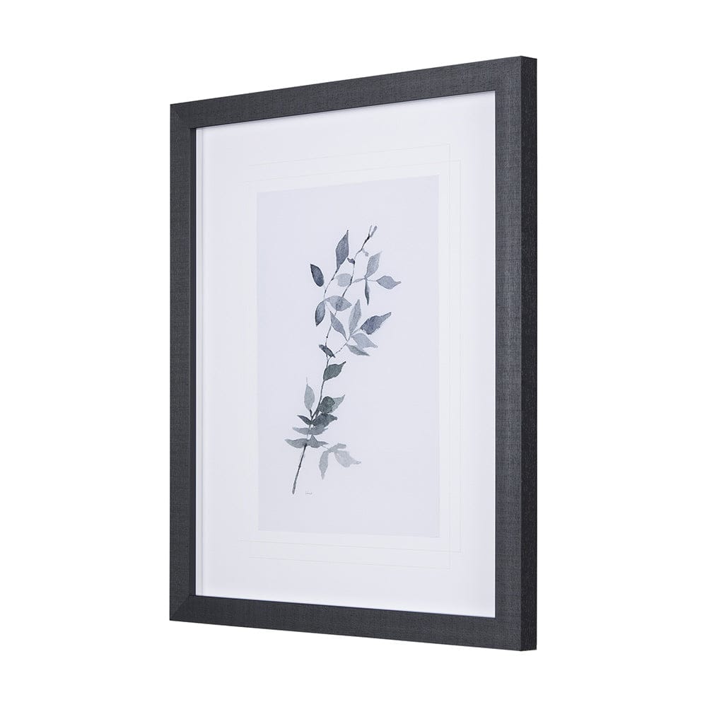 Mercana - Leaf Shadow I by Mercana Studio a Hand Embellished Textured Framed Art Print Matted under Glass - 14206 view 2