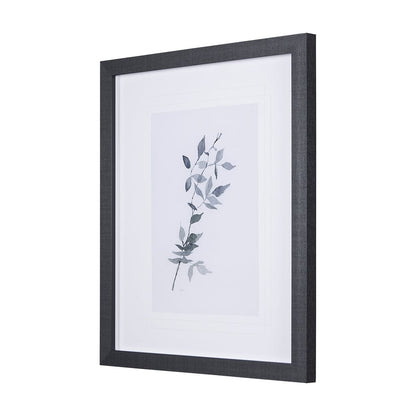 Mercana - Leaf Shadow I by Mercana Studio a Hand Embellished Textured Framed Art Print Matted under Glass - 14206 view 2