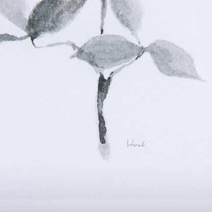 Mercana - Leaf Shadow II by Mercana Studio a Hand Embellished Textured Framed Art Print Matted under Glass - 14207 view 6