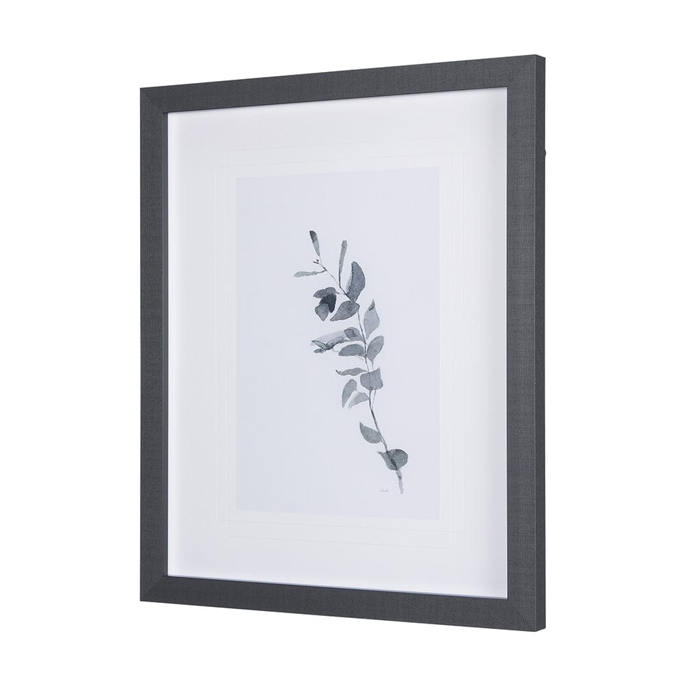 Mercana - Leaf Shadow III by Mercana Studio a Hand Embellished Textured Framed Art Print Matted under Glass - 14208 view 2