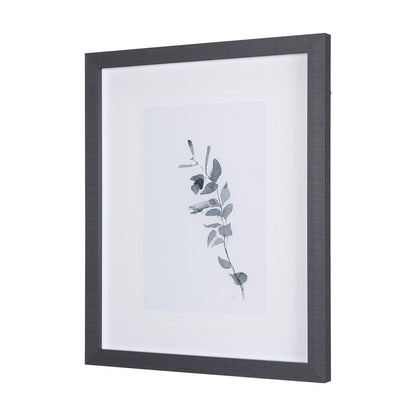 Mercana - Leaf Shadow III by Mercana Studio a Hand Embellished Textured Framed Art Print Matted under Glass - 14208 view 2